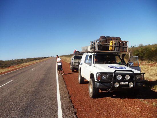 Bippi-Halt auf der Route 66...