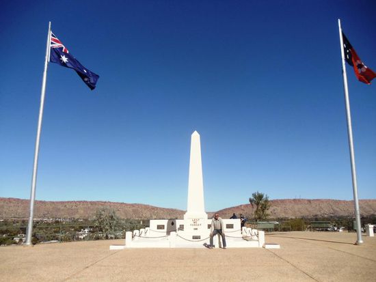 Wir wollten und mussten uns natürlich auch noch verewigen mit einem Foto auf dem Anzac Hill