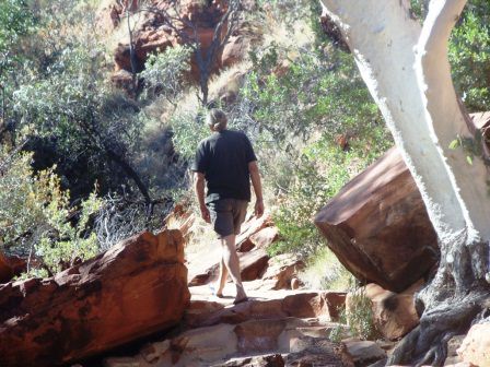 ..auf dem Kings Creek Walk unterwegs
