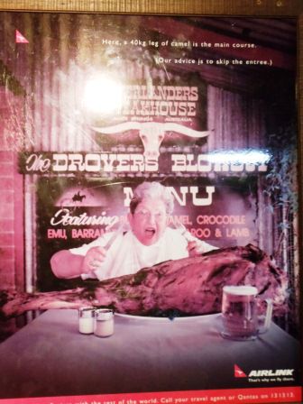Wir entschieden uns für unser Jubiläumsessen für das Overlanders Steakhouse