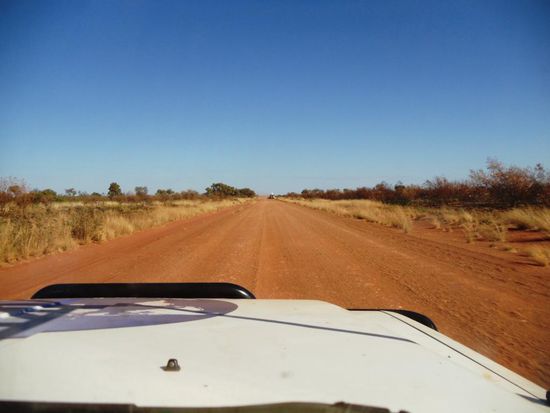 Wenn so ein Road Train entgegenkommt...