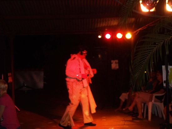 Klar, dass am Dienstag noch schnell Elvis bei uns vorbeischaute..