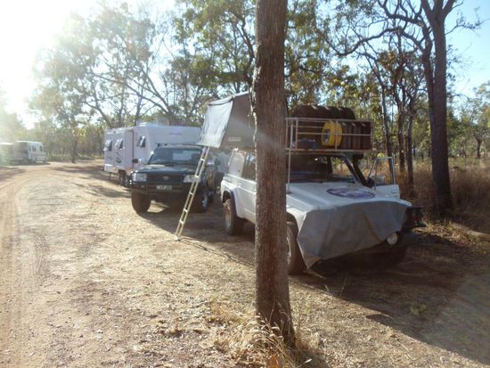 Mein nächster Übernachtungsplatz hiess Vince Connoly Crossing. War sehr gut besucht und sehr unterhaltsam