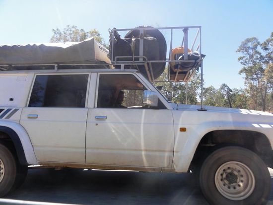 Dieses Foto haben die drei Mädels gemacht, als sie mich überholten