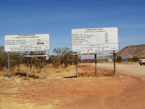 Dann gings endlich los. Ab, auf die Gibb River Road