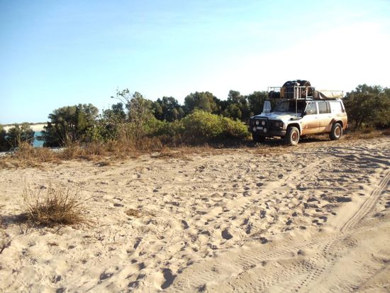 Ankunft in Willie Creek, wo ich eigentlich übernachten wollte