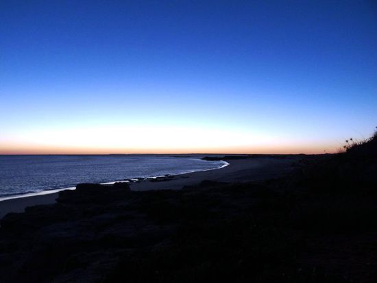 Sonnenaufgang kurz vor sieben. 6:46h