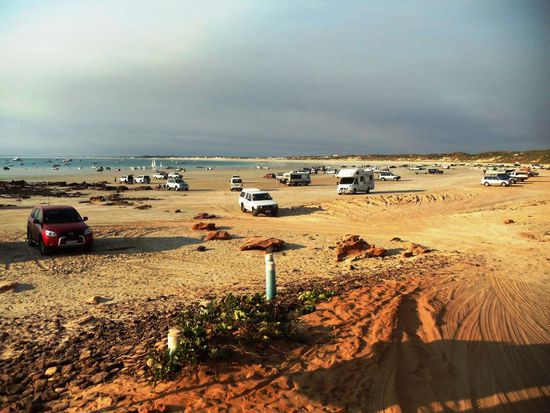 Guntheaume Point kurz vor dem Sonnenuntergang. Hier versammeln sich jeden Abend viele Sonnenuntergang Anbeter mit ihren Autos bei einem oder vielleicht auch zwei Drinks