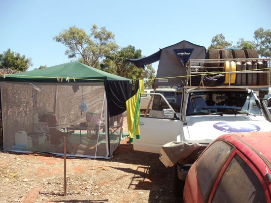 Mir gefällt Broome immer noch, wie auch das Leben auf dem Garagengelände.