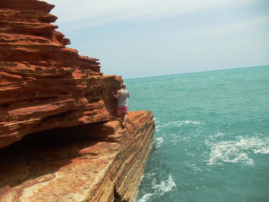 Gantheaume Point auf der Suche nach den Fussabdrücken der Dinosauriers
