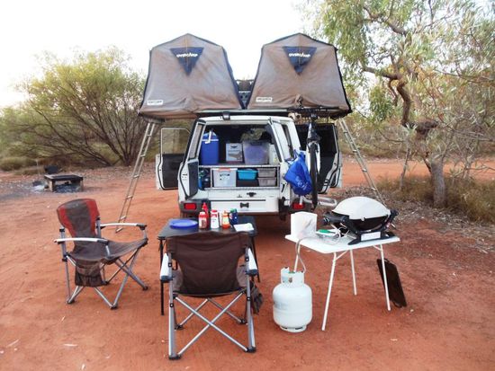 Übernachtung auf der Goldwire Rest Area