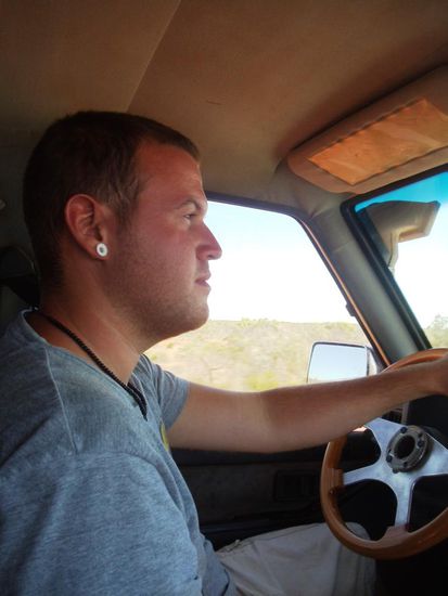 Ja, Fredy liebt das Autofahren - mir soll's recht sein