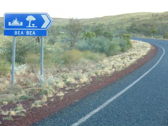 Wo die Bea schon überall war...Klar, dass wir hier übernachten mussten