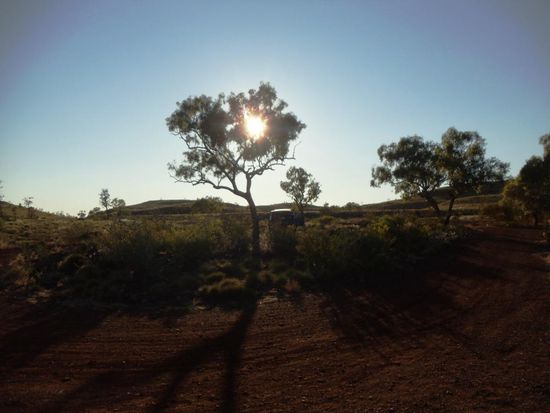 Bea Bea Creek um halb sieben Uhr morgens