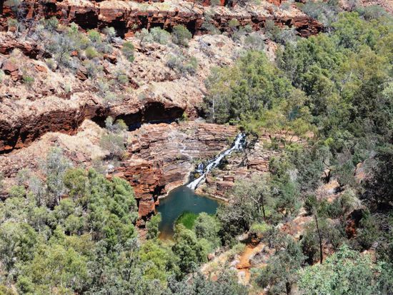 Fortescue Falls und der Dales Gorge im Karijini National Park