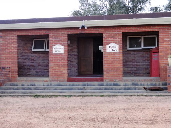 Regierungsgebäude und Postamt von Hutt River