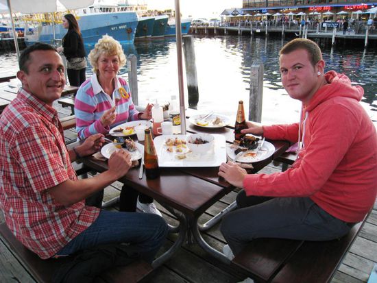 ...Ciccorello, mit dem lokal bekannten...