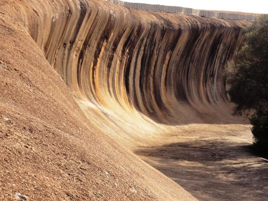 Ankunft beim Wave Rock