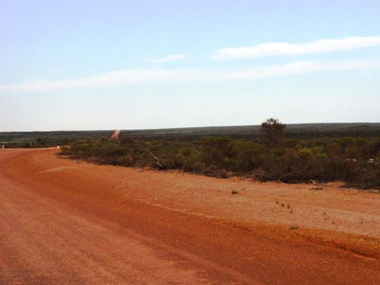 Auf der Hyden-Norseman Road Richtung Westen