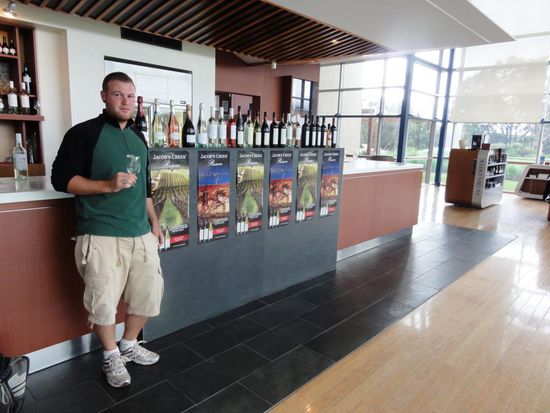 Ja, und dem Weingutssohn Fredy hat's natürlich auch gemundet