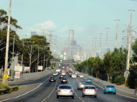 Wieder einmal in einer Grossstadt; Ankunft in Melbourne