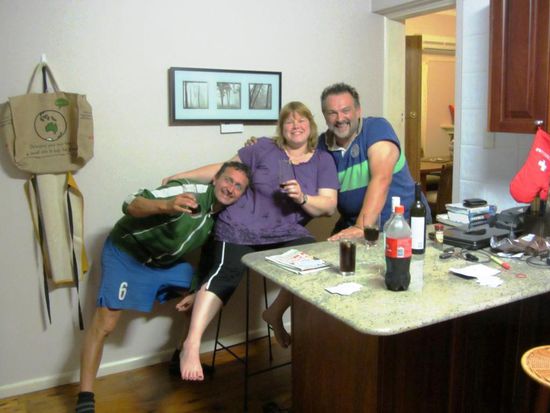 Nach gut einem Tag lernte dann auch endlich Andrew Heinz und Bea in seinem Haus kennen.