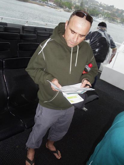 Heinz konnte nach dem zweiten Tag bereits die Reiseführung übernehmen. Er weiss mittlerweile besser über Sydney Bescheid als ich