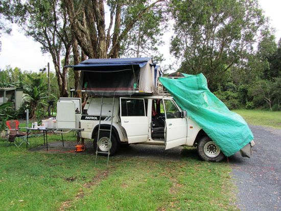 Coffs Harbour am Morgen nach dem Regensturm.