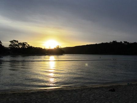 Abendstimmung in Surfers Paradies am Creek..