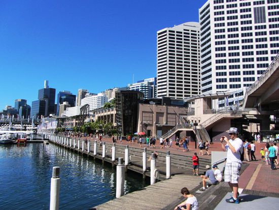 Darling Harbour am 1. Januar 2012