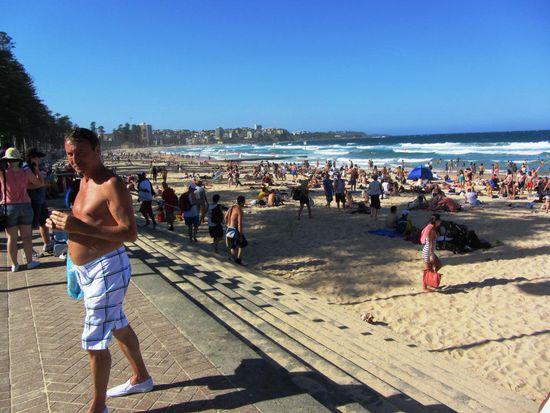 Au em Päuli gfallt Manly. Man beachte seine neuen Shorts