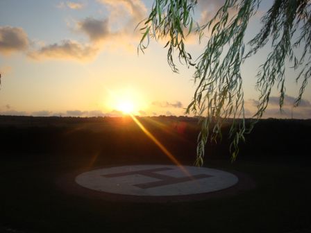 Abendstimmung aus dem Zelt von Urs