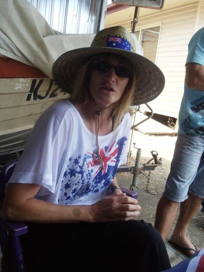 Lisa, auch bereit für den Australian Day