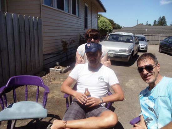 Tja, als Dank darf sie nochmals aufs Foto