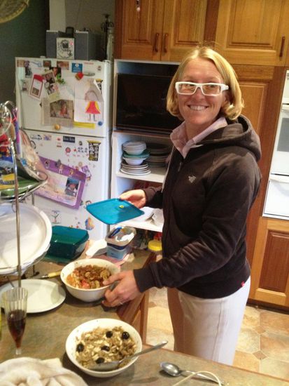 Kate richtet ihre Vegan Menüs an - hoffentlich schmeckt mein Gekochtes...