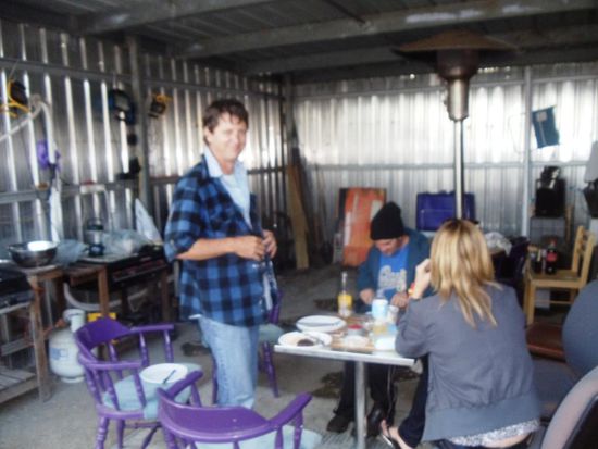 Am Abend gings dann noch zur Verabschiedung von Ross und Paul