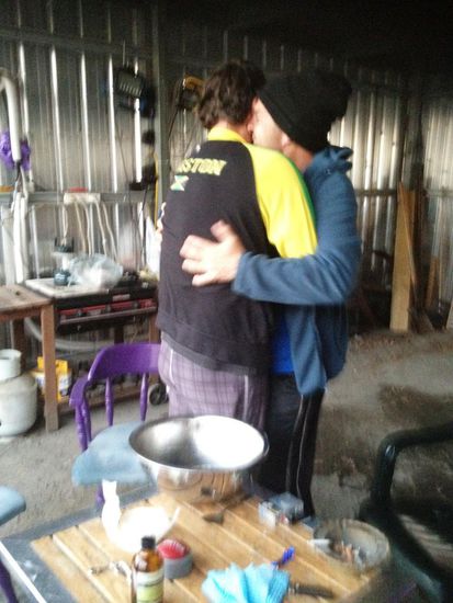 ..und Ross. Bye, bye Jungs