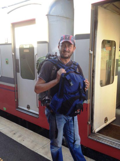 Am nächsten Morgen um halb zwölf verabschiedete ich mich als Letztes noch von Lisa, welche sich so gut um mich gekümmert hat und wo ich mich sehr wohl gefühlt habe. Thank's a lot, Lisa - for all and everything!