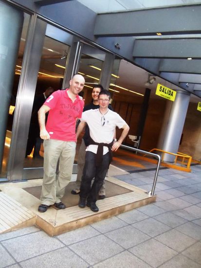 ...Ronny, Christoph und Marc sich 'ausgangsbereit' gemacht haben