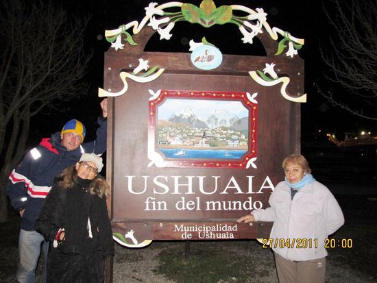 Ushuaia - fin del mundo. Das Ende der Welt ist für mich der Anfang meiner Heimreise... 