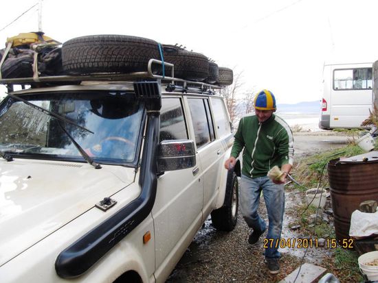 Danach geht's an den Nissan Patrol