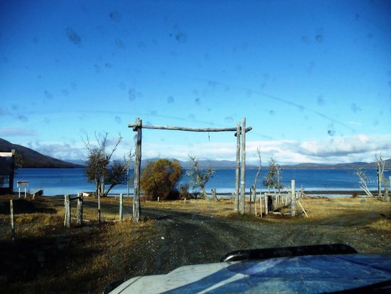 Anfahrt zum Lago Yehuin