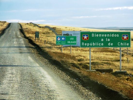 Dann, auf Tierra del Fuego, wird Argentinien für ein Weilchen verlassen und ich komme nach Chile