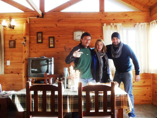 El Calafate: Im Chalet von Paul gabs vor dem Perito Moreno Ausflug zuerst einmal Frühstück, damit wir mit gefüllten Bäuchen aufbrechen konnten