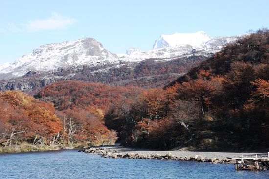 Wir machten eine kleine Rundwanderung um den See