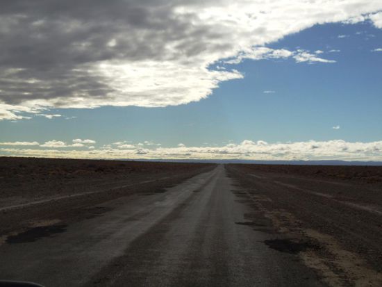 Abfahrt morgens um neun Uhr von Perito Moreno