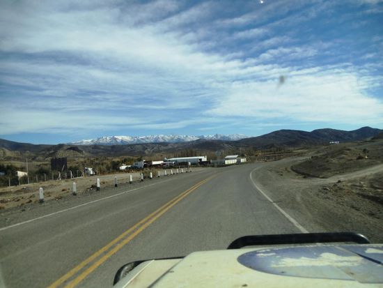 Anden und Schnee in Sicht