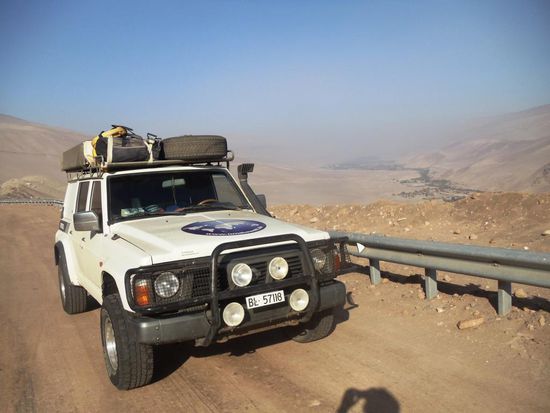 Verschnauf- und Pipipause bei windigen Verhältnissen.