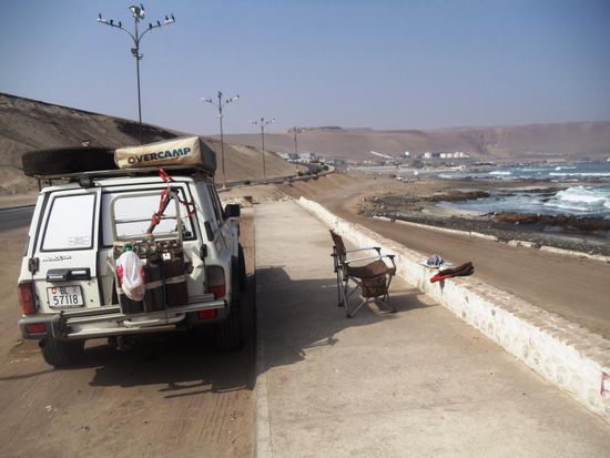 Frühstück am Playa Corazones