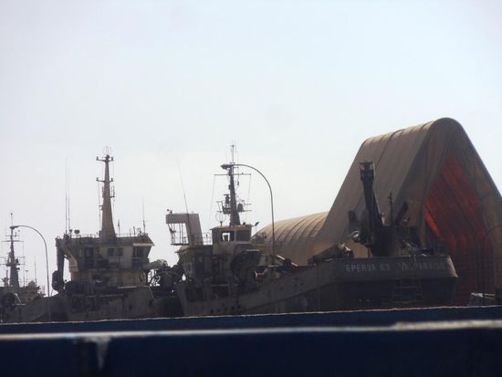 Hafen von Arica. Okay, nichts Besonderes